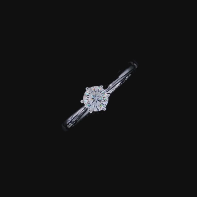 Shop The Eloria – Moissanite Solitaire Ring 0.5CT today at Chantal Vaulet. Discover stunning jewelry collections, crafted for style and brilliance.