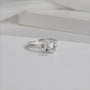 Florielle Moissanite Bloom Ring, floral design with 1.0CT Moissanite, perfect for engagement 💍✨ #AmazingValue #Wedding