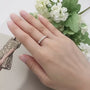 Buy The Luciella 2.5MM Moissanite or Lab Diamond Half Eternity Ring for only €795.00 at Chantal Vaulet!