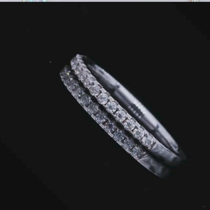 Shop The Alina Moissanite Pavé today at Chantal Vaulet. Discover stunning jewelry collections, crafted for style and brilliance.