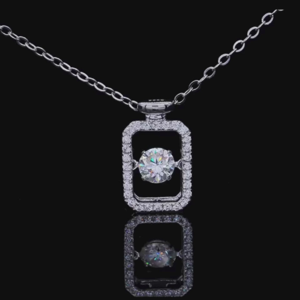 Shop The Loravine Moissanite Dancing Rectangle Necklace today at Chantal Vaulet. Discover stunning jewelry collections, crafted for style and brilliance.