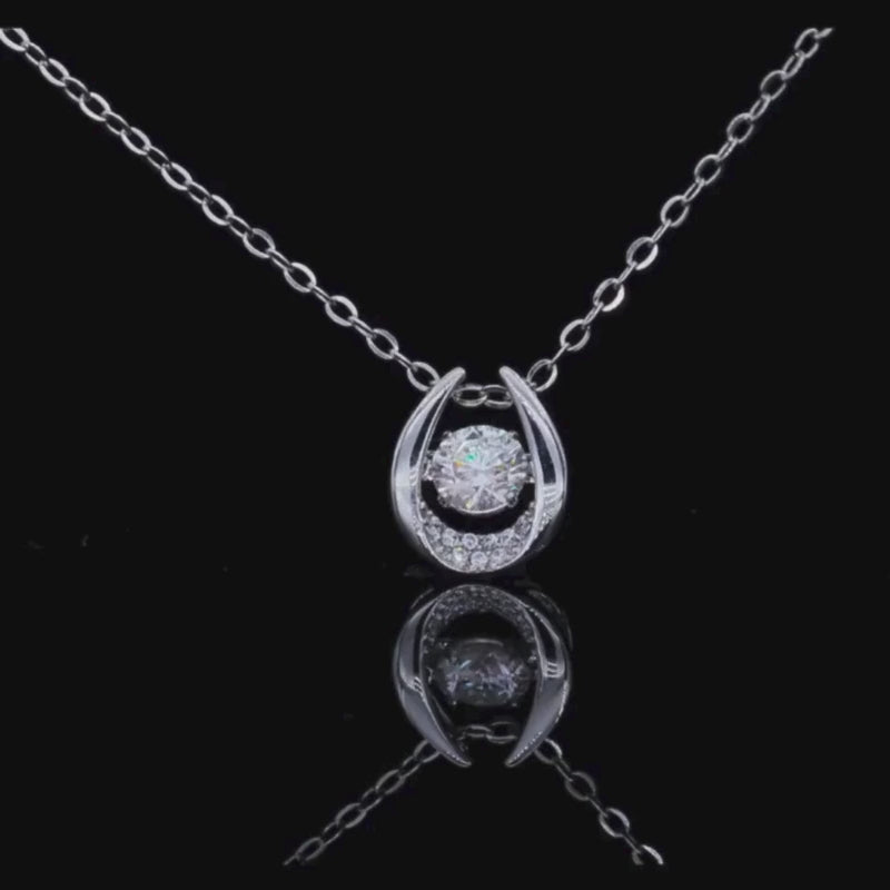 Shop The Auralyn Moissanite Dancing Teardrop Necklace today at Chantal Vaulet. Discover stunning jewelry collections, crafted for style and brilliance.