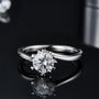Solara Moissanite engagement ring 💍✨ 1.0ct in sunburst prong setting, symbolizing love and commitment. Amazing value!