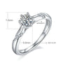 The Alencia Moissanite Twist Ring 💍✨ with radiant 0.5CT Moissanite, perfect for engagement or wedding, amazing value!