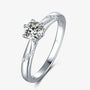 The Alencia Moissanite Twist Ring RING by Chantal Vaulet