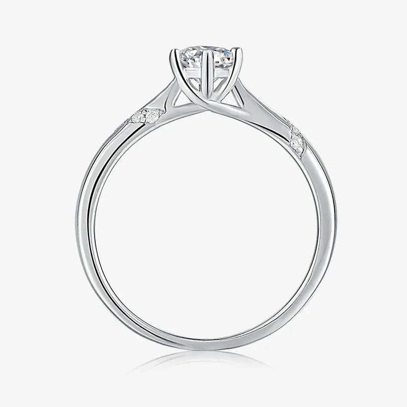 The Alencia Moissanite Twist Ring RING by Chantal Vaulet