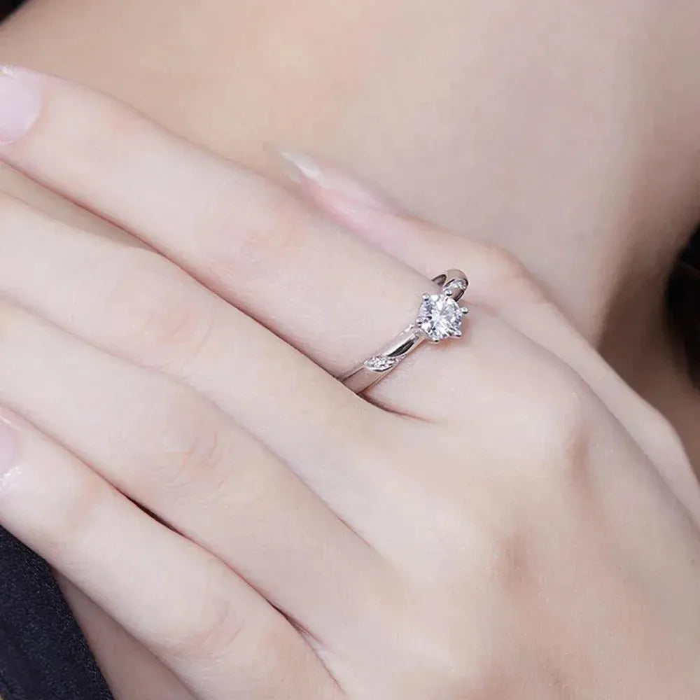 The Alencia Moissanite Twist Ring RING by Chantal Vaulet