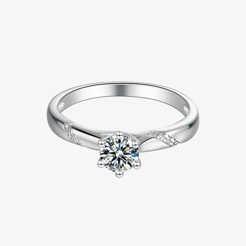 The Alencia Moissanite Twist Ring RING by Chantal Vaulet