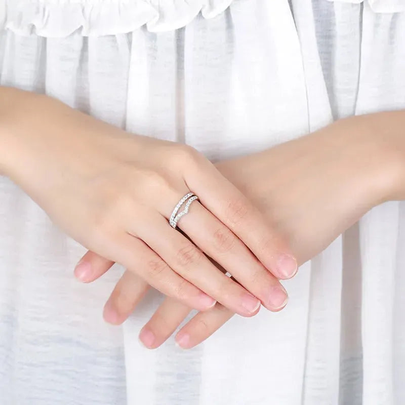 The Alina Moissanite Pavé RING by Chantal Vaulet