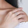 The Alina Moissanite Pavé RING by Chantal Vaulet