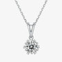 The Alinora Moissanite Solitaire Necklace PENDANT by Chantal Vaulet