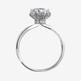 Alisora Moissanite Crown Ring 💍👑 with 1.0CT round-cut Moissanite, perfect for engagement or wedding. Amazing value!