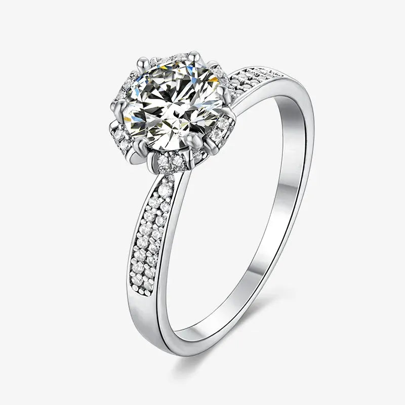 The Alisora Moissanite Crown Ring RING by Chantal Vaulet