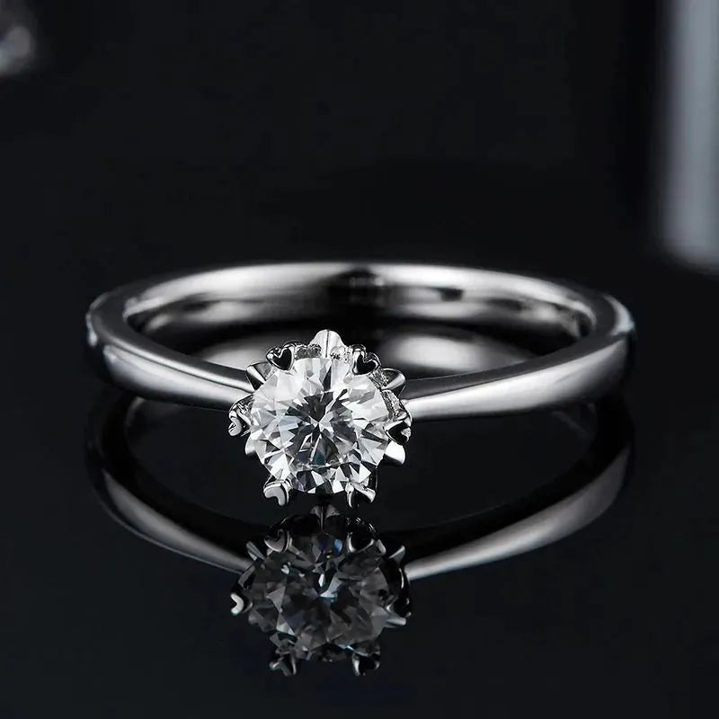 The Solaya 0.5CT Moissanite Ring RING by Chantal Vaulet