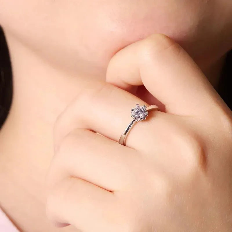 The Solaya 0.5CT Moissanite Ring RING by Chantal Vaulet