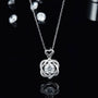 The Amarisse Moissanite and Gemstone Infinity Necklace PENDANT by Chantal Vaulet