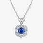 The Amarisse Moissanite and Gemstone Infinity Necklace PENDANT by Chantal Vaulet