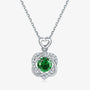 The Amarisse Moissanite and Gemstone Infinity Necklace PENDANT by Chantal Vaulet