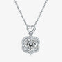 The Amarisse Moissanite and Gemstone Infinity Necklace PENDANT by Chantal Vaulet
