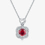 The Amarisse Moissanite and Gemstone Infinity Necklace PENDANT by Chantal Vaulet