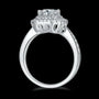 The Amelina Emerald-Cut Moissanite Halo Ring RING by Chantal Vaulet