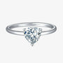 The Amore – Moissanite Heart Solitaire Ring RING by Chantal Vaulet