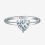 The Amore Moissanite Heart Solitaire Ring 💖✨, 1.0CT brilliance, perfect for engagement or wedding, amazing value! 💍