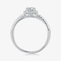 The Amorette – Moissanite Halo Engagement Ring 0.5CT RING by Chantal Vaulet