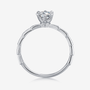 The Arcelia Moissanite Geometric Ring 💍 features a stunning 0.5CT round-cut stone & unique design for exceptional value! ✨
