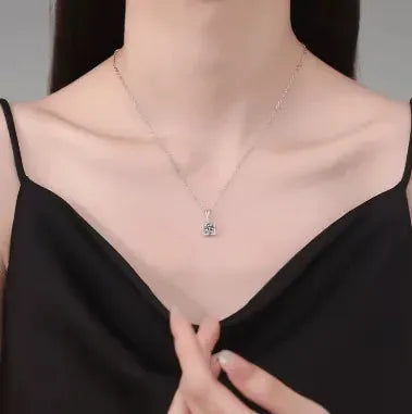 The Arlina Moissanite Bar Necklace PENDANT by Chantal Vaulet