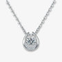The Auralyn Moissanite Dancing Teardrop Necklace PENDANT by Chantal Vaulet