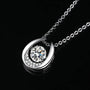 The Auralyn Moissanite Dancing Teardrop Necklace PENDANT by Chantal Vaulet