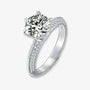 The Aurealis Moissanite Ring 2CT RING by Chantal Vaulet
