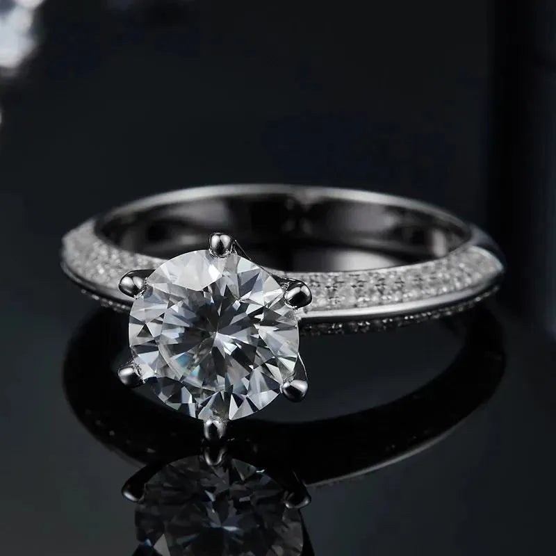 The Aurealis Moissanite Ring 2CT RING by Chantal Vaulet