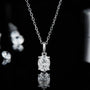 The Aurelia – Moissanite Necklace & Earrings Set Jewelry Set by Chantal Vaulet
