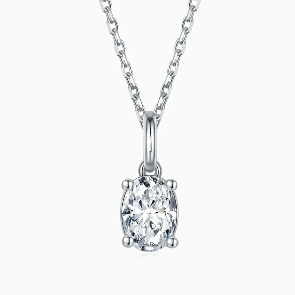 The Aurelia – Moissanite Necklace & Earrings Set Jewelry Set by Chantal Vaulet