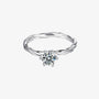 The Aurelian Twist Moissanite Ring 0.5CT RING by Chantal Vaulet