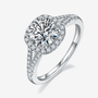 Stunning Moissanite halo ring ✨, 1.5CT brilliance, perfect for engagement or wedding 💍, amazing value!