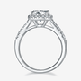 The Auretta Moissanite halo split-shank ring 💍 1.5CT, perfect for engagements and weddings with amazing value! ✨