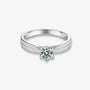 The Avalora Moissanite Split Band Ring RING by Chantal Vaulet