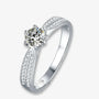 The Avalora Moissanite Split Band Ring RING by Chantal Vaulet