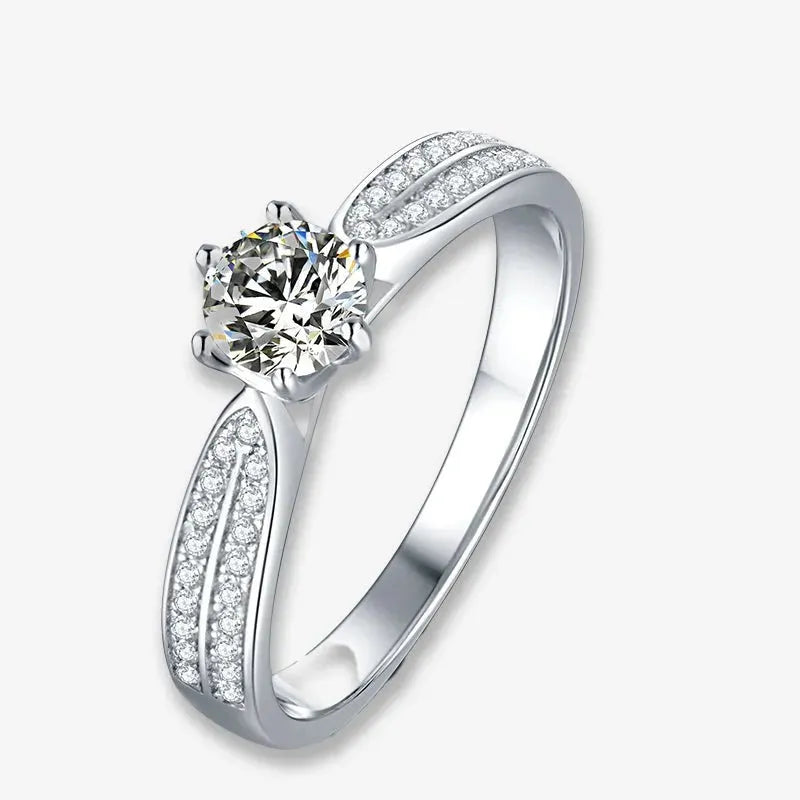 The Avalora Moissanite Split Band Ring RING by Chantal Vaulet