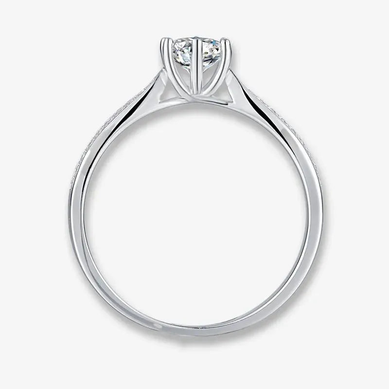 The Avalora Moissanite Split Band Ring RING by Chantal Vaulet