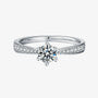 The Avalyn Moissanite Pavé Ring RING by Chantal Vaulet