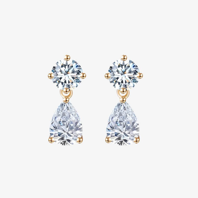 Buy The Bellara 2CT Moissanite Drop Earrings for only €695.00 at Chantal Vaulet!
