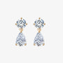 The Bellara 2CT Lab Diamond Drop Earrings - Chantal Vaulet
