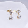 Buy The Bellara 2CT Moissanite Drop Earrings for only €695.00 at Chantal Vaulet!