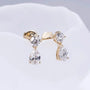 The Bellara 2CT Lab Diamond Drop Earrings - Chantal Vaulet