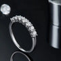 The Calina Moissanite Seven - Stone Band 0.7 CT - RING - Chantal Vaulet