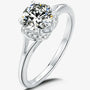 The Calisera Moissanite Halo Ring RING by Chantal Vaulet